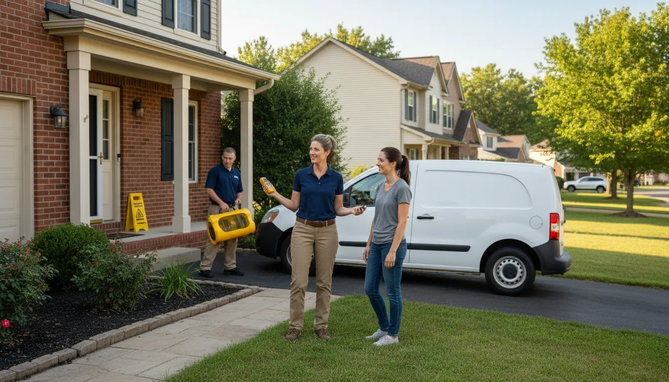 Water restoration image for Dehumidification And Cleanup Services in Port Republic, MD